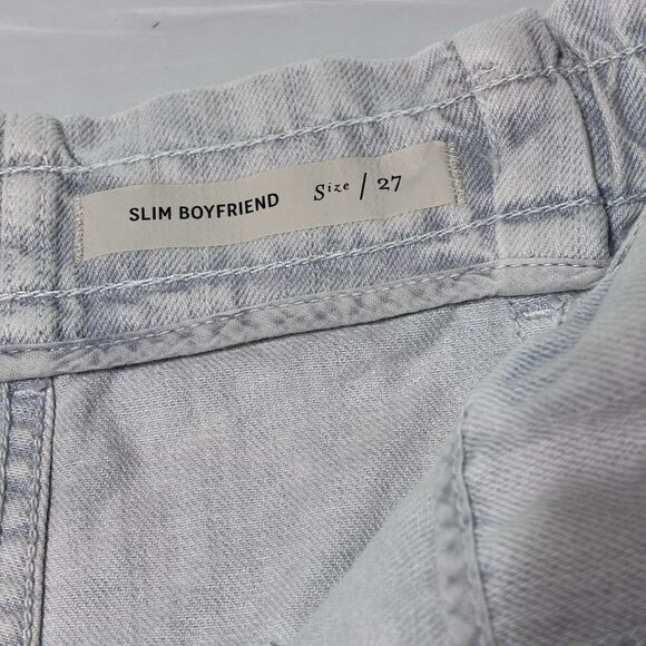 Pilcro and the Letterpress Women's Slim Boyfriend Shorts Size 27 Light Blue wash - Picture 4 of 13